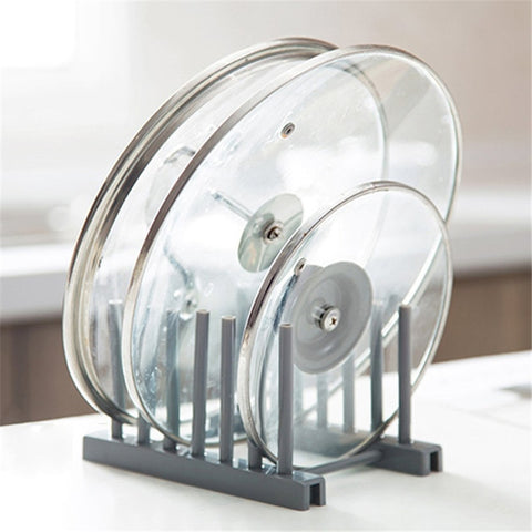 Kitchen Organizer Pot Lid Rack