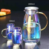 Colorful Glass Water Pot