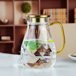 Diamond Transparent Glass waterpot