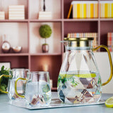 Diamond Transparent Glass waterpot