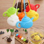 Creative Teapot-Shape Tea Infuser Strainer Silicone Tea Bag