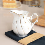 Gold Inlay Bone China Coffee Set