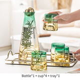 Glass Water Bottle Jug Drinkware